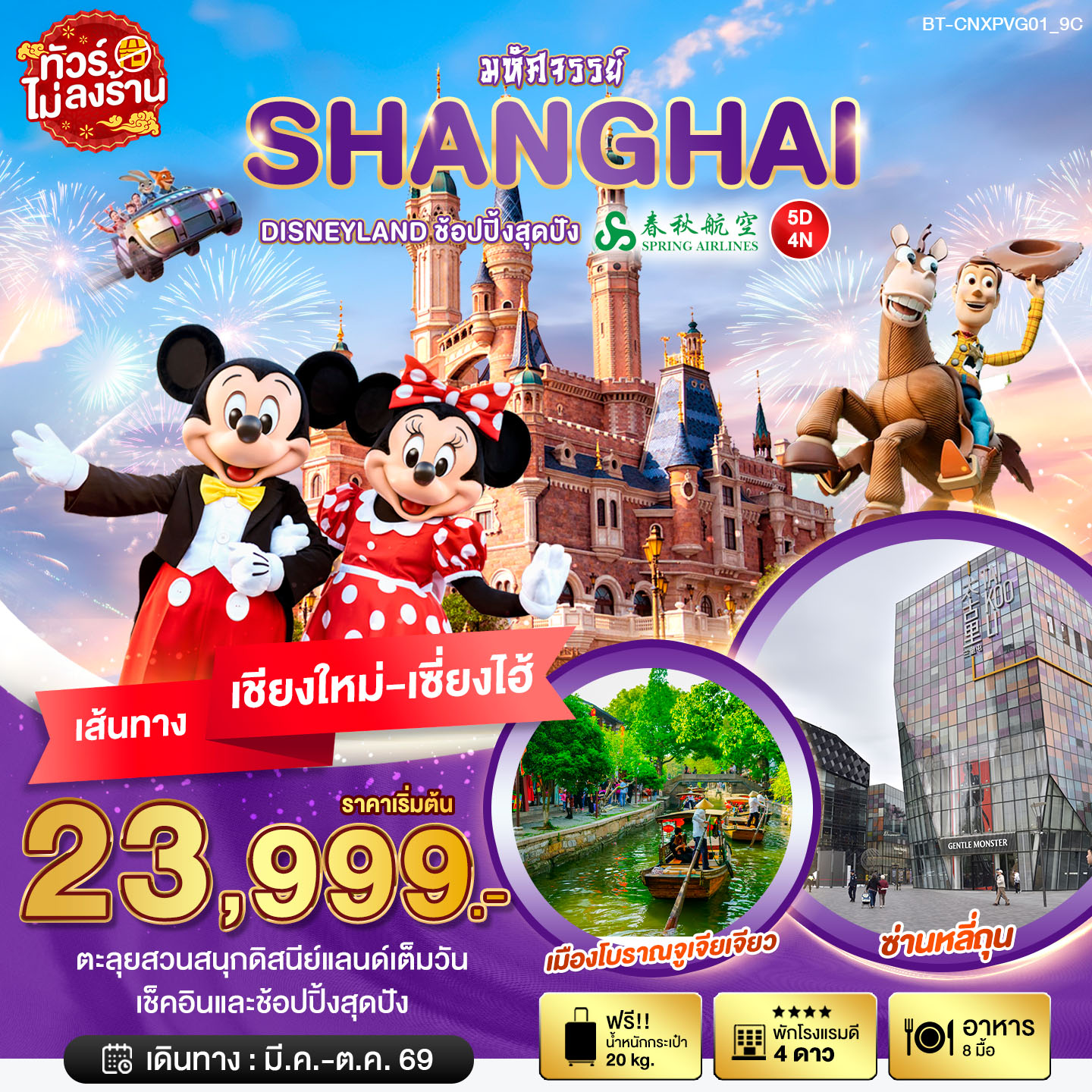 มหัศจรรย์...เซี่ยงไฮ้ DISNEYLAND เต็มวัน